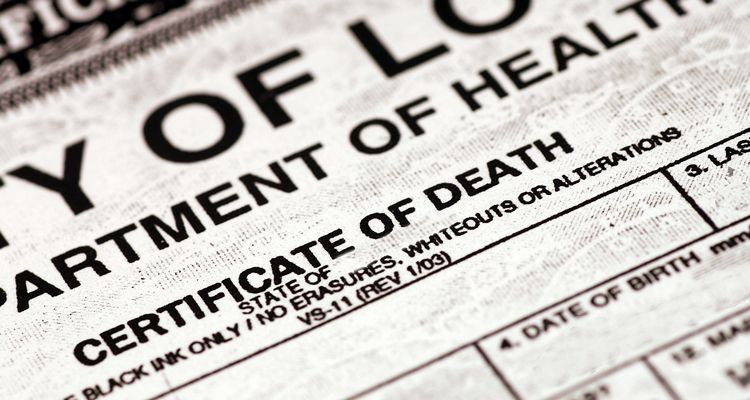death certificate USA